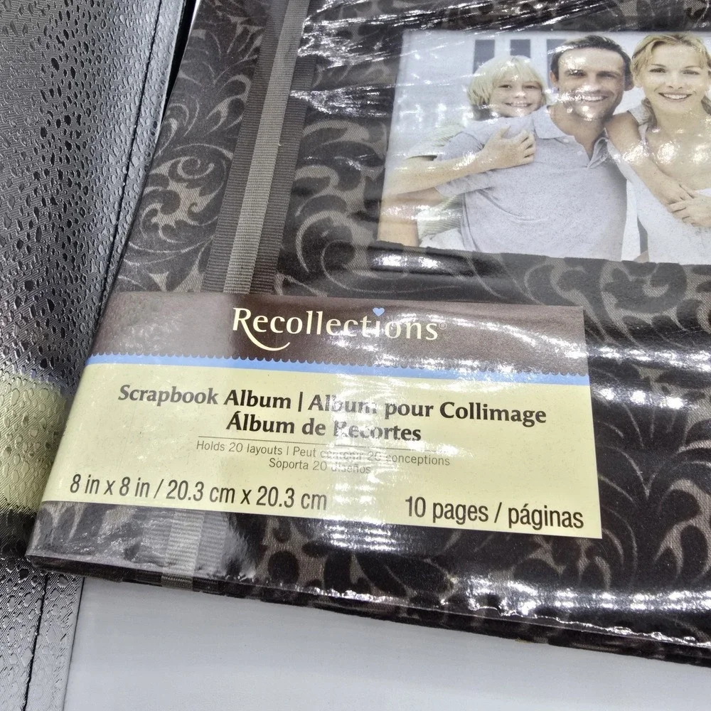 4 RECOLLECTIONS SCRAPBOOK ALBUM Photo Window Cover 8x8 inch‎ 10-Page